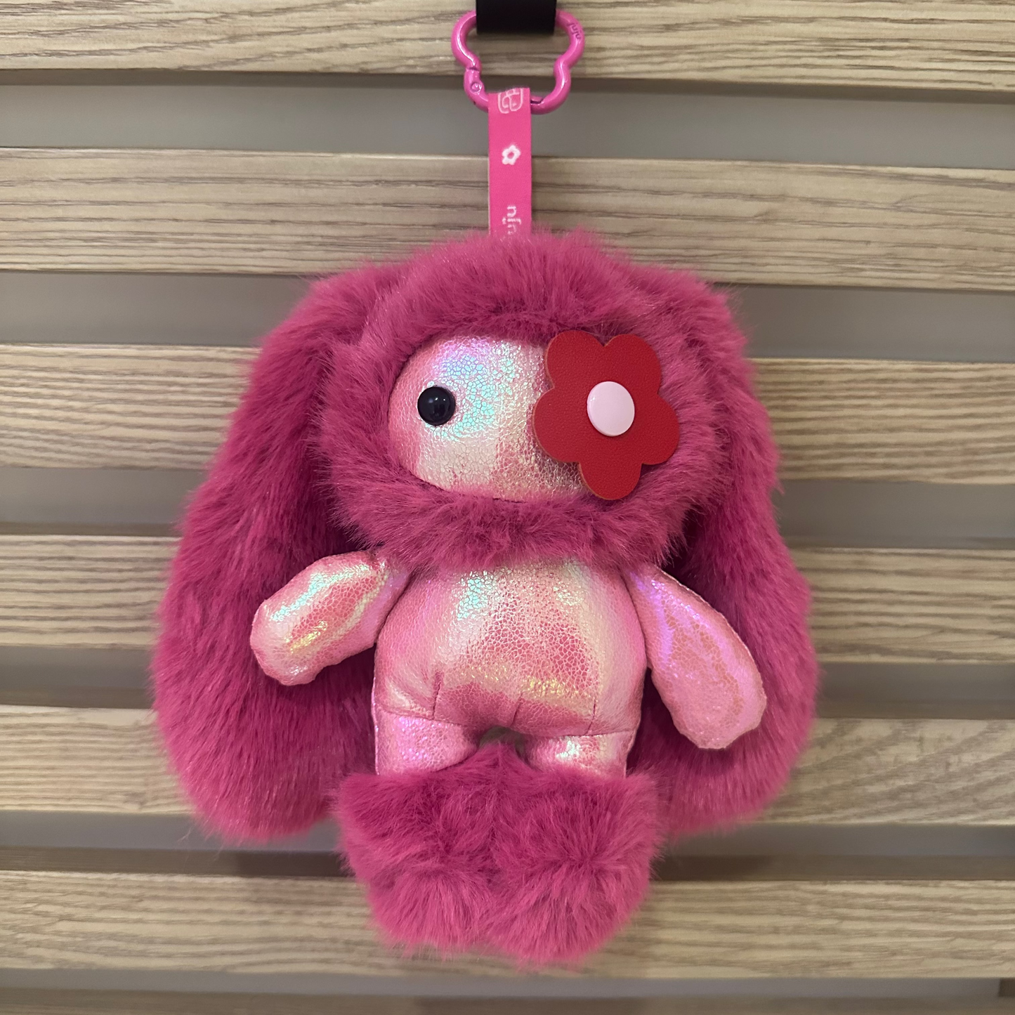 Red & Pink Flower Eye Patch