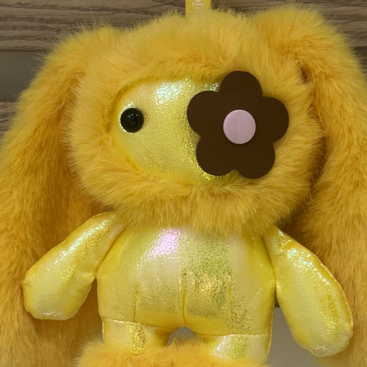 Brown & Pink Flower Eye Patch