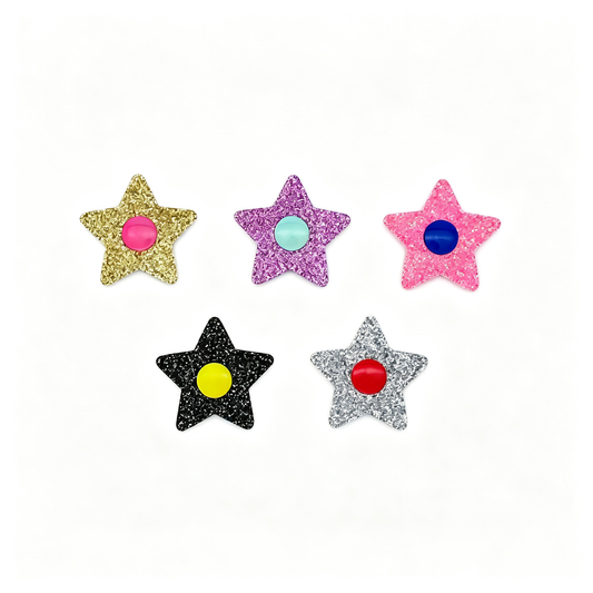 Star Glitter Eye Patches (5-Pack)