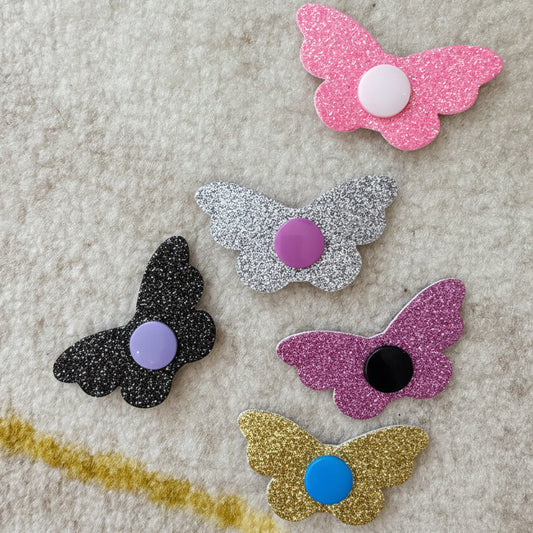 Glitter Eye Patch — Butterfly