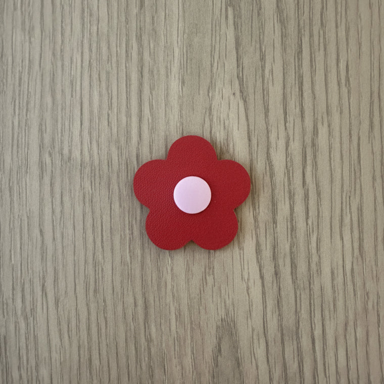 Red & Pink Flower Eye Patch