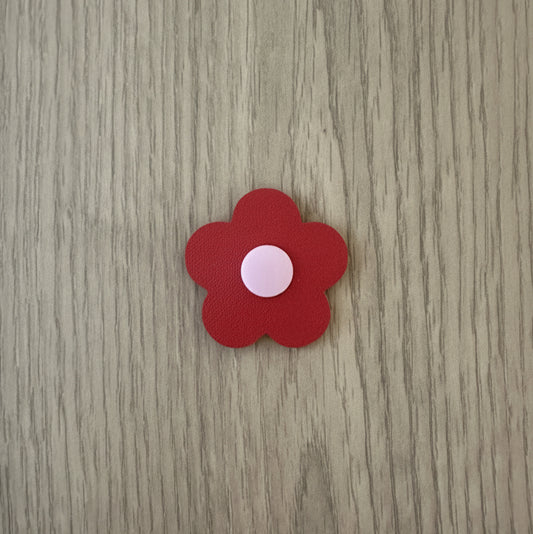 Red & Pink Flower Eye Patch