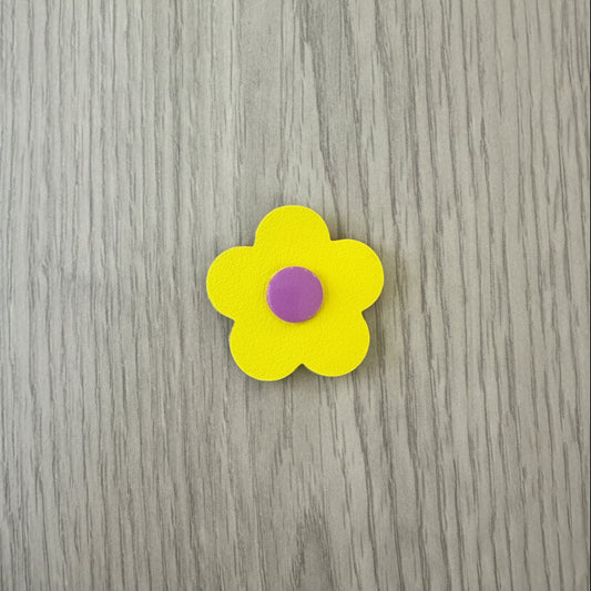 Yellow & Purple Flower Eye Patch